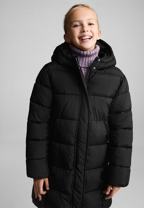 MANGO - Puffer coat anna - black