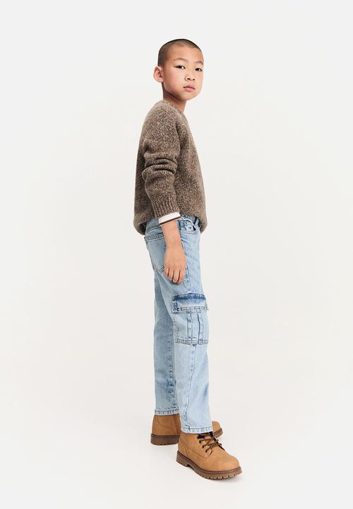 MANGO - Jeans bondi - open blue