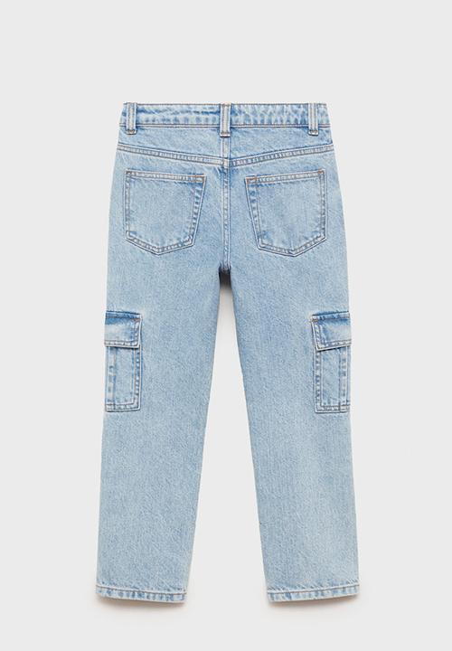 MANGO - Jeans bondi - open blue