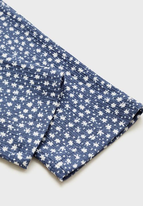 MANGO - Trousers chop - medium blue