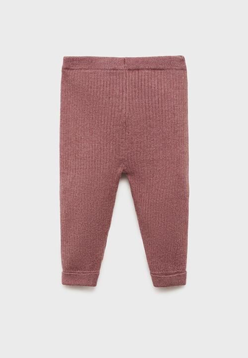 MANGO - Leggings vermont - dark red