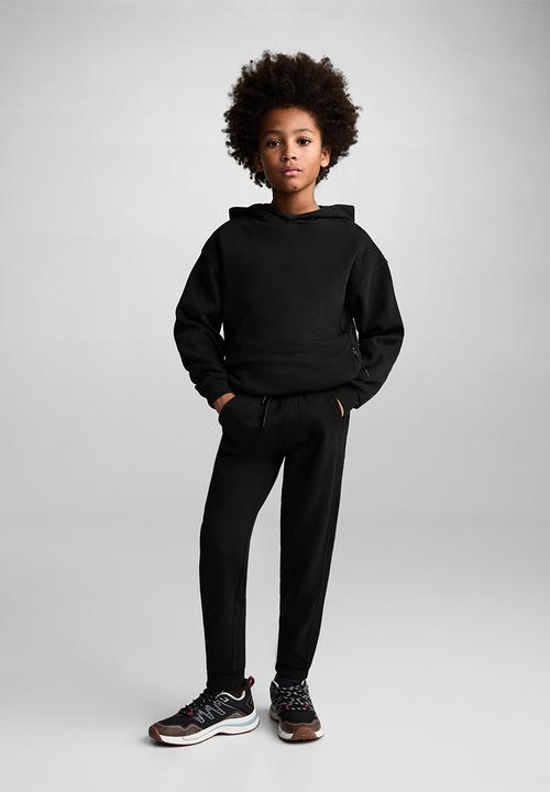 MANGO - Joggers warm7 - black