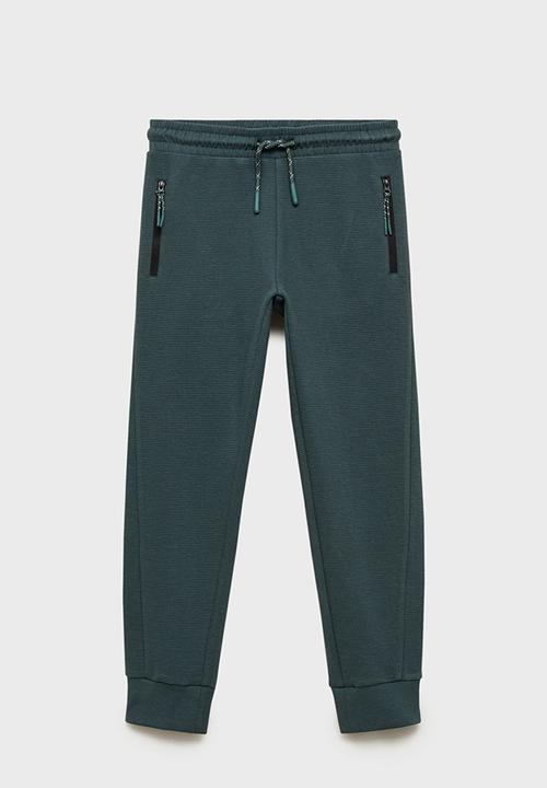 MANGO - Joggers otozip - dark green