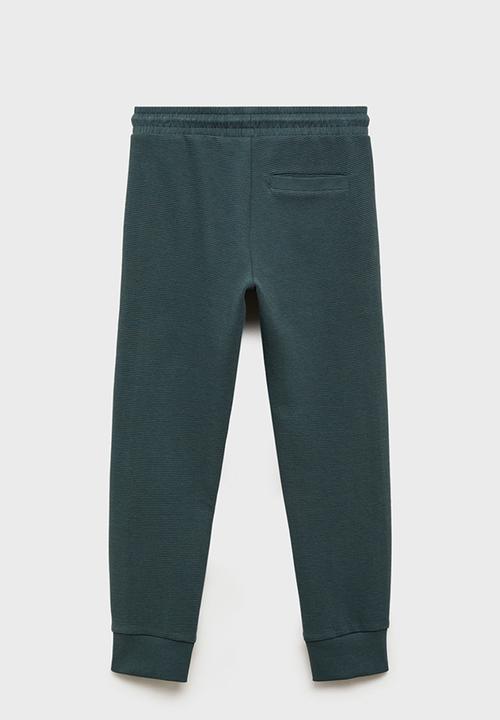 MANGO - Joggers otozip - dark green