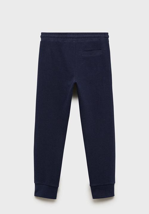 MANGO - Joggers otozip - navy