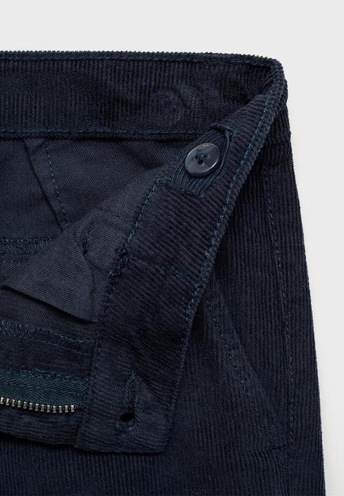 MANGO - Trousers canigo - navy
