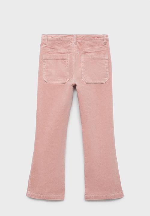 MANGO - Trousers velvet - pink