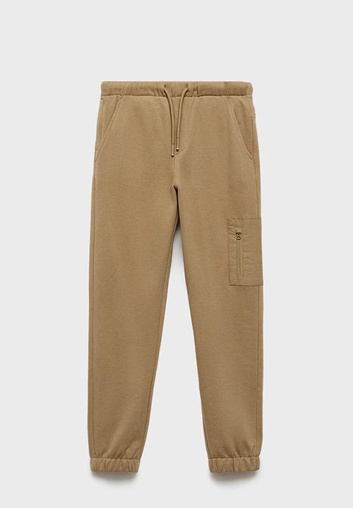 MANGO - Joggers pocket - medium brown