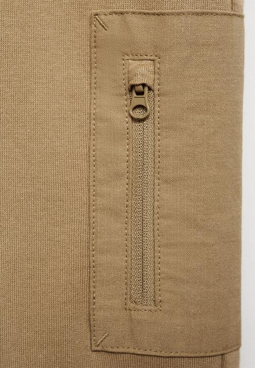 MANGO - Joggers pocket - medium brown