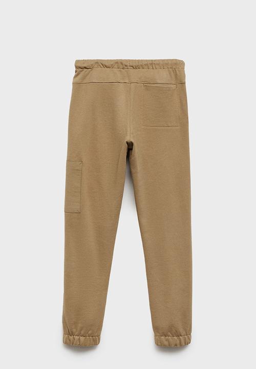 MANGO - Joggers pocket - medium brown