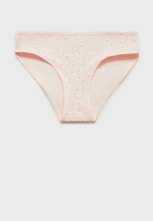 MANGO - Knicker flori - pink