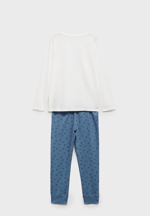 MANGO - Pyjama pingpong - medium blue
