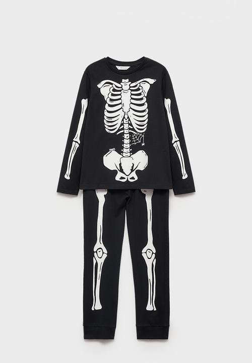 MANGO - Pyjama bones - black