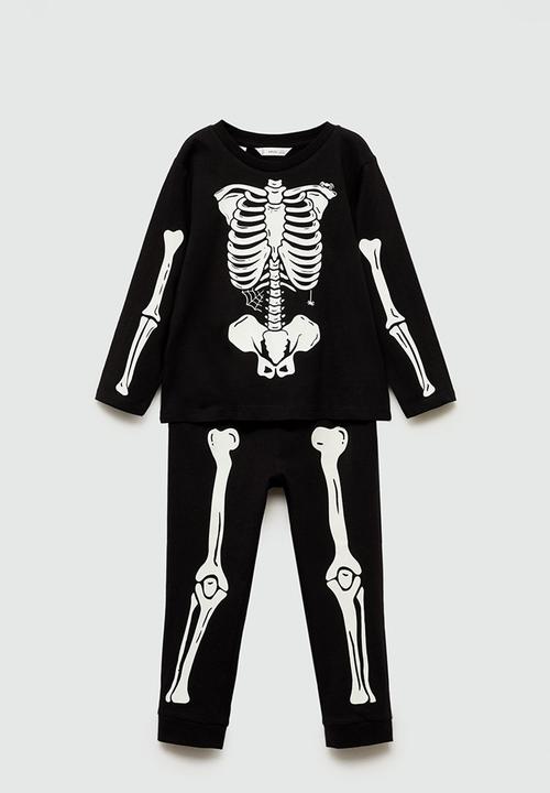 MANGO - Pyjama bones - black