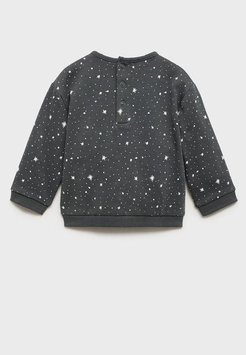 MANGO - Sweatshirt saturno - charcoal