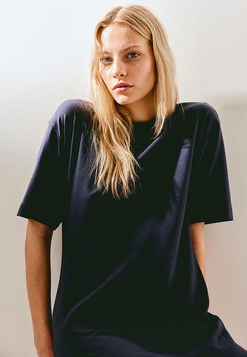 H&M - T-shirt dress - navy blue