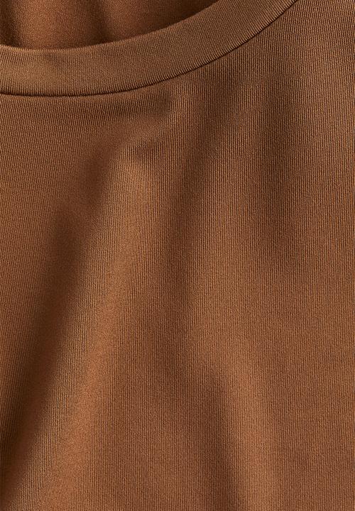 H&M - Fitted T-shirt - brown