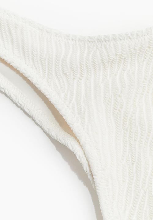 H&M - Brazilian bikini bottoms - white