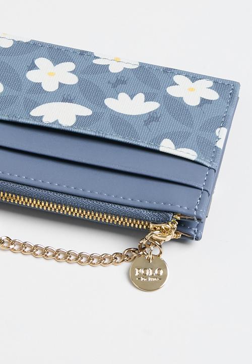 POLO - Meadow l-zip card holder with key ring - blue