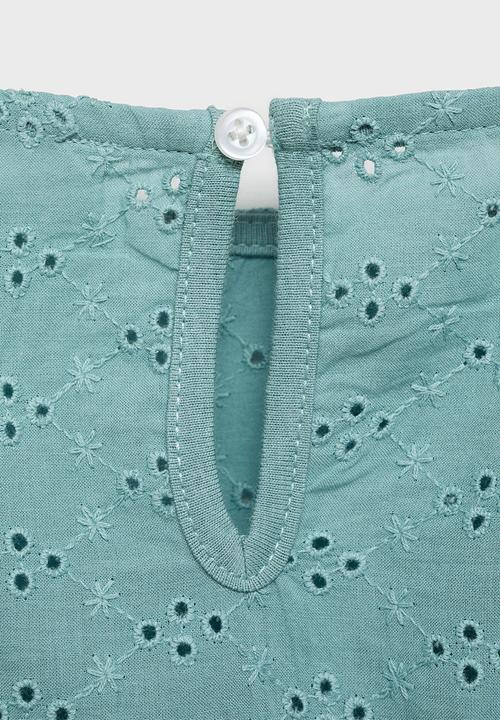 MANGO - T-shirt puri - turquoise