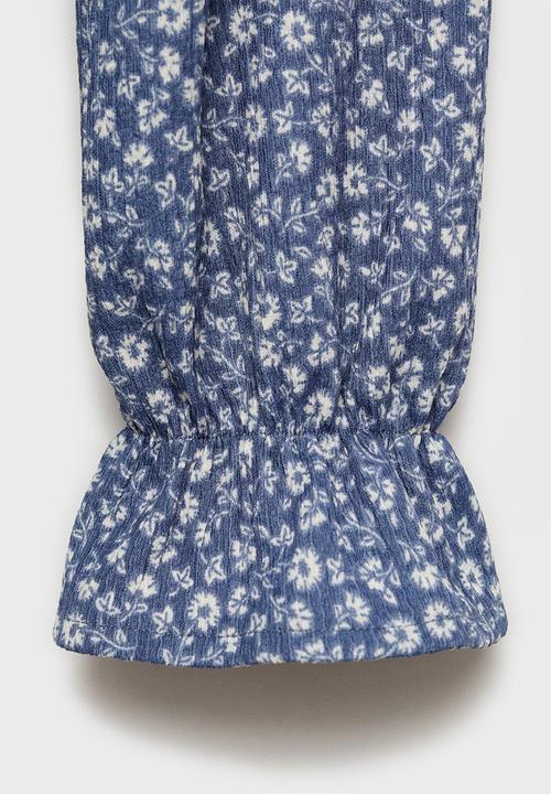 MANGO - T-shirt acuario - medium blue