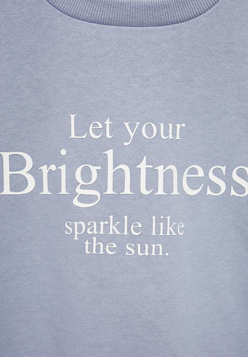 MANGO - Sweatshirt sunshine - light/pastel blue