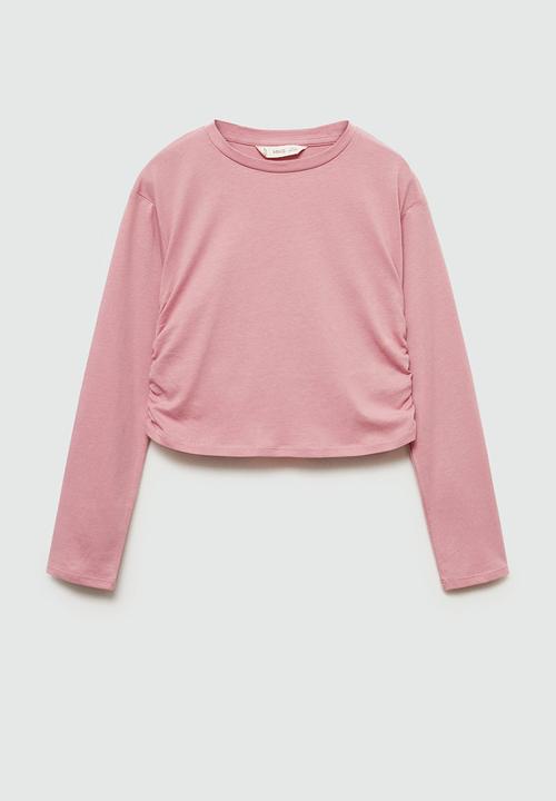 MANGO - T-shirt montil - pink