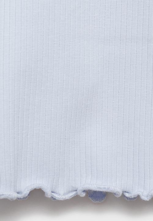MANGO - T-shirt turborib - light/pastel blue