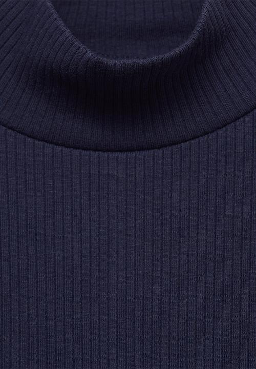 MANGO - T-shirt turborib - navy
