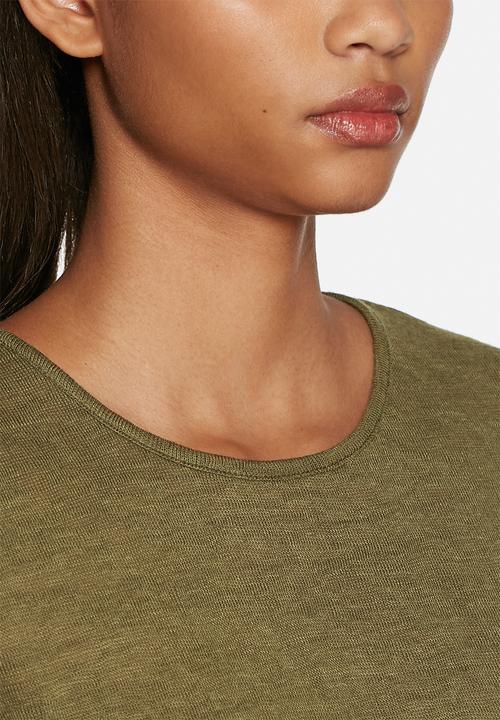 Glamorous - Side split knit top