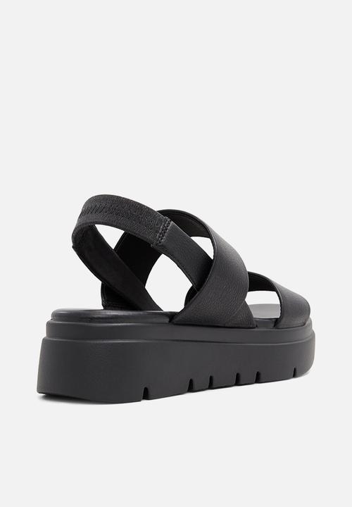 Call It Spring - Adia Flatform Slingback - Black