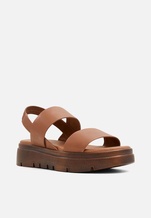 Call It Spring - Adia Flatform Slingback - Cognac