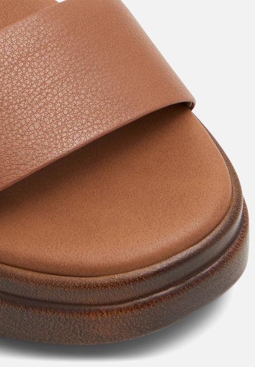 Call It Spring - Adia Flatform Slingback - Cognac