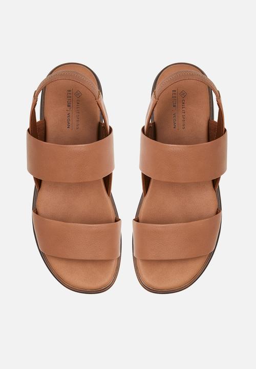 Call It Spring - Adia Flatform Slingback - Cognac