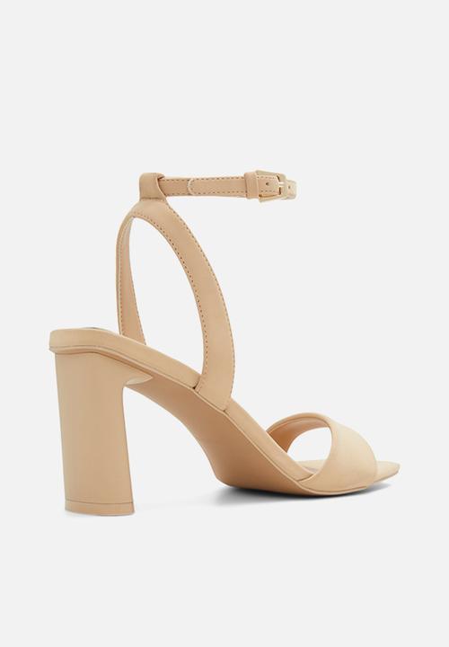 Call It Spring - Rorii Ankle Strap Block Heel - Bone