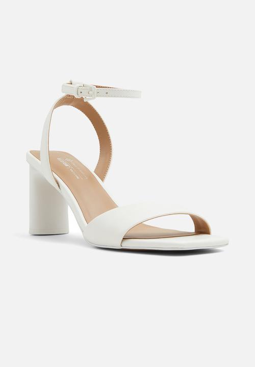 Call It Spring - Rorii Ankle Strap Block Heel - White