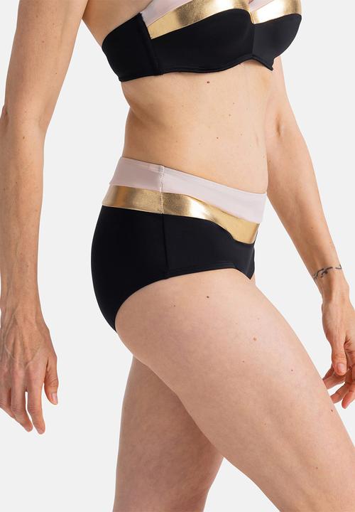DORINA - Lawaki midi bikini bottom - black