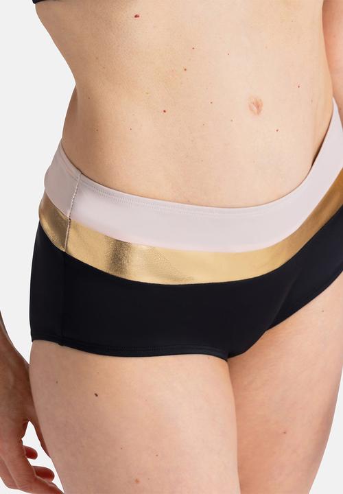 DORINA - Lawaki midi bikini bottom - black