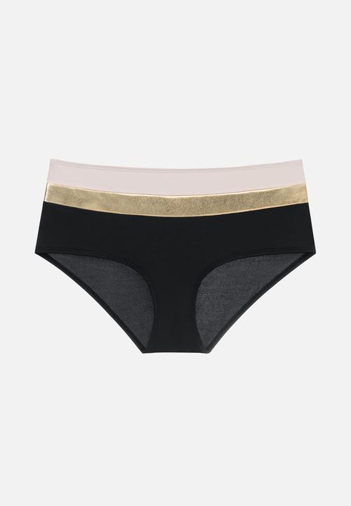 DORINA - Lawaki midi bikini bottom - black