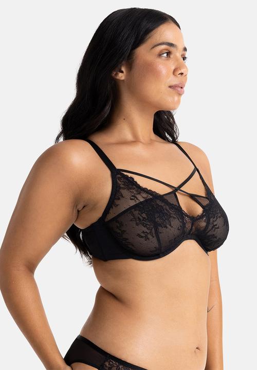 DORINA - Curvy tessa wired bra - black