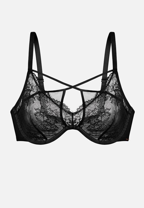 DORINA - Curvy tessa wired bra - black