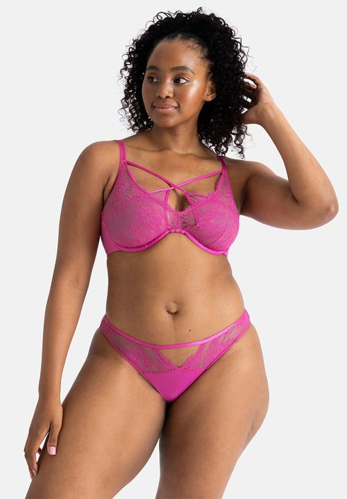 DORINA - Curvy tessa wired bra - pink