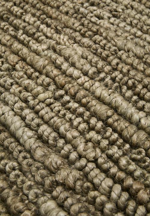 Sixth Floor - Hand Woven Chunky Jute Rug - Khaki