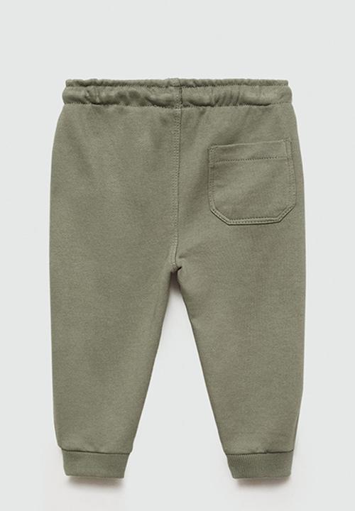 MANGO - Trousers mateo7 - medium green