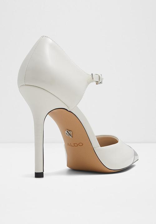 ALDO - Mysha d'orsay ankle strap stiletto - white/bone