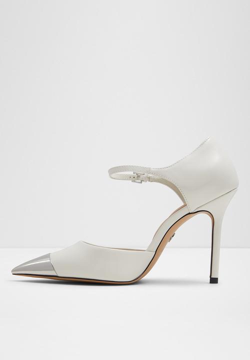 ALDO - Mysha d'orsay ankle strap stiletto - white/bone