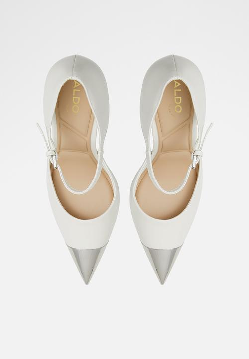 ALDO - Mysha d'orsay ankle strap stiletto - white/bone