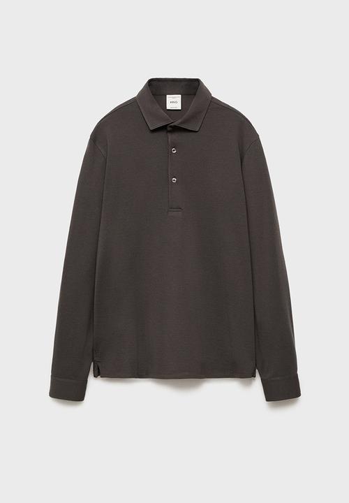MANGO - Polo shirt barce - brown