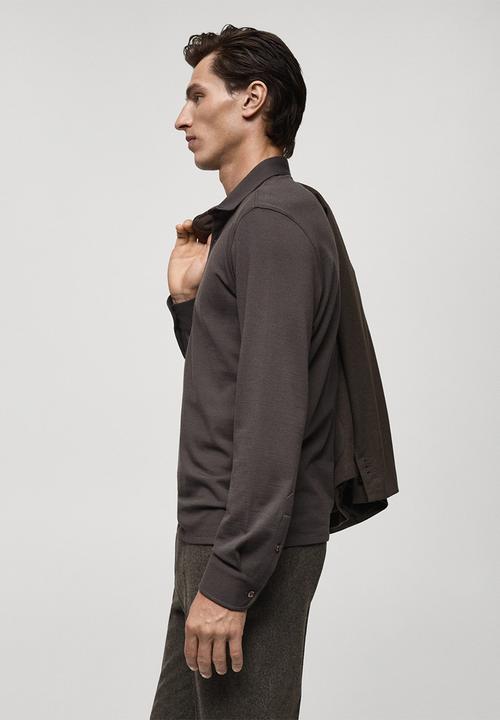 MANGO - Polo shirt barce - brown