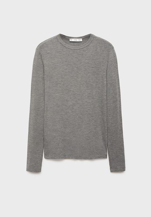 MANGO - T-Shirt Second - Medium Grey